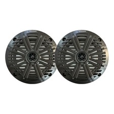 Kicker 6.5" 195 Watt Peak Power Marine OEM Replacement Charcoal Speakers Pair 