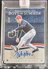 2025 Panini Boys of Summer - Kyle Manzardo  Auto /99 American Glory #AGS-KM