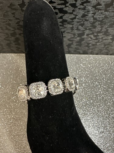 Bracciale MOISSANITE Real Link Argento Sterling Ghiacciato 8mm - Foto 4 di 10
