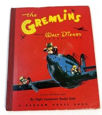 The Gremlins Walt Disney 1943 1st edition Roald Dahl RAF story hb book