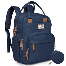 Diaper Bag Backpack-Multifunction Baby Travel Bag with Changing pad, Insulate...