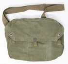 WWII US Army Lightweight Service MG-6 Gas Mask Bag Original WW2 Military Canvas