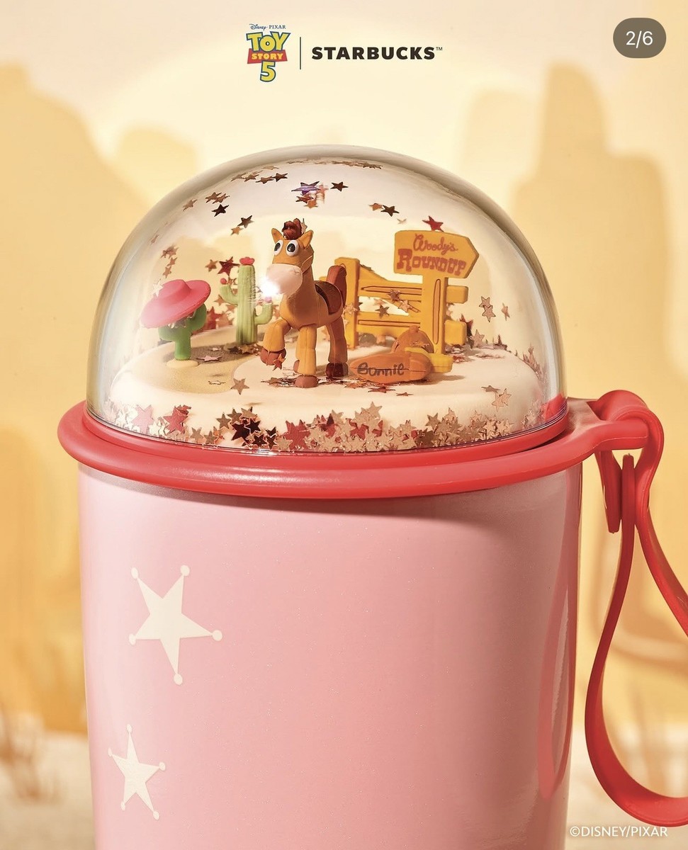 Starbucks Toy Story 5 Chubby Dome Tumbler Pink Disney Pixar | eBay