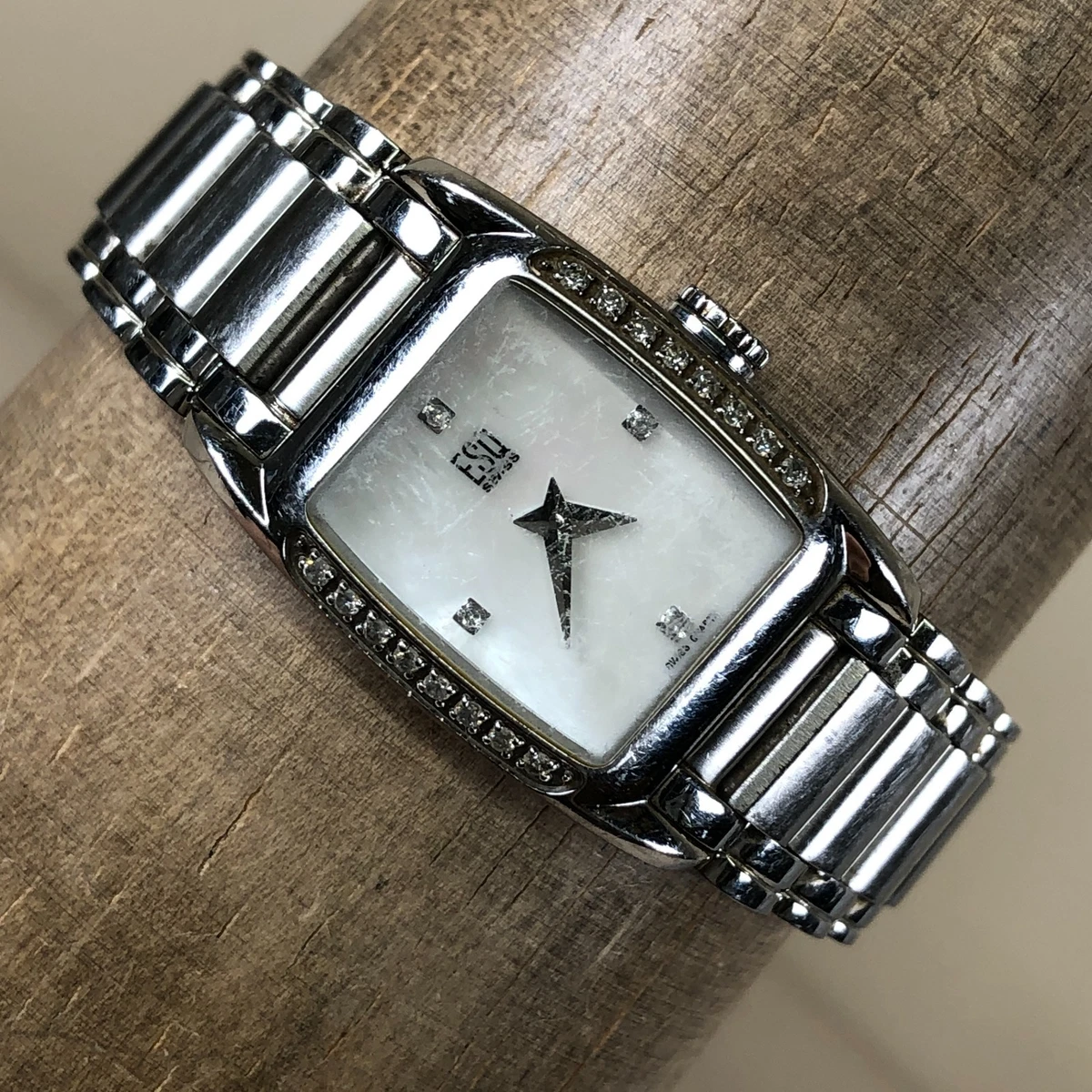 ESQ STAINLESS STEEL BRACELET WORKING WATCH statement BEAUTIFUL Mens Esq Watch - Etsy main image 3