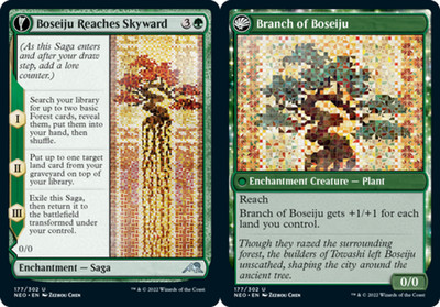 4x Boseiju Reaches Skyward // Branch of Boseiju NM-Mint, English Kamigawa: Neon 