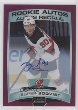 2019-20 O-Pee-Chee Platinum Rookie Autos Matte Pink /99 Jesper Boqvist Auto 0i47