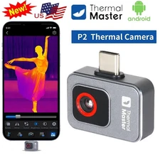 256×192 P2 Thermal Imager 1112℉ 15x Zoom USB-C Android Thermal Imaging Camera