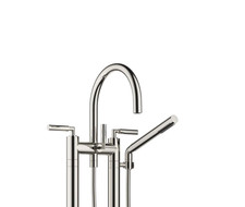Dornbracht 25043892-080010 Two Hole Free Standing Tub Mixer - No Legs - Platinum
