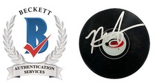 Rod Brind'Amour Signed Autographed Carolina Hurricanes Logo Puck Beckett COA