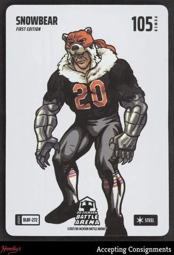 2025 Bo Jackson Battle Arena Update 1st Edition Steel Foil #BLBF272 Snowbear