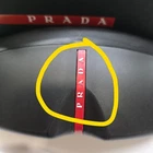 Prada Sunglasses Black Shield Visor Wrap Cycling Ski PS04WS SPS 04W DG0-06F