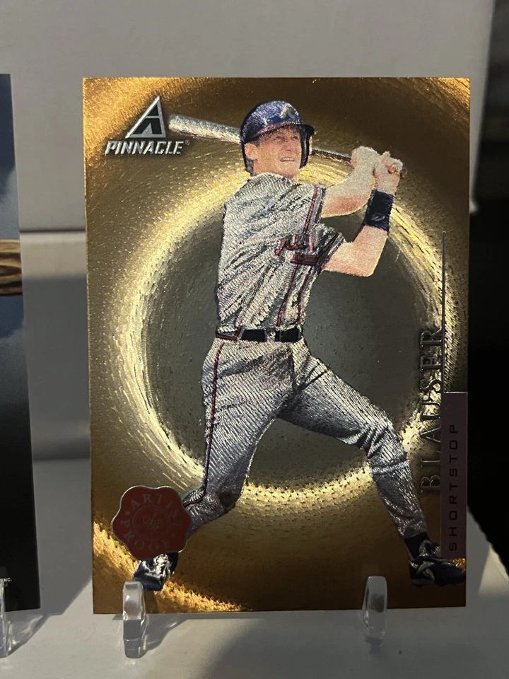 1998 Topps Chrome Clout Nine C6 & 1997 Pinnacle Artist Proof PP11- Jeff Blauser - Image 4 of 4