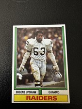 1974 Topps Parker Brothers #65 Gene Upshaw Oakland Raiders NM HOF ODDBALL
