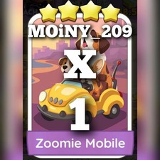 1 x Zoomie Mobile ⭐️⭐️⭐️⭐️- Set 13 - Mono_poly_Go sticker (FAST SENDING)