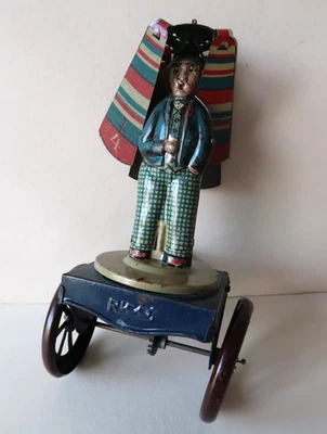 Rico Charlie Chaplin Charlot Jouet Mecanique 14Cm Excellent Etat Espagne 1930 - Photo 1/4