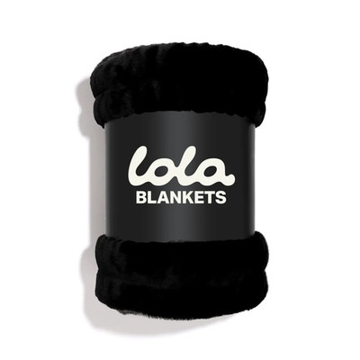 Lola Blankets Large in Midnight Marie (60 X 72 inches) MSRP $325
