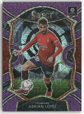 2020-21 Panini Chronicles - Select La Liga Purple Mojo #9 Adrian Lopez