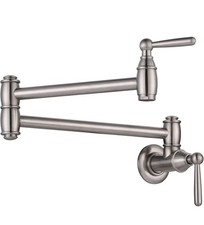 Pot Filler Faucet Brushed Nickel, ARCORA Modern Nickel
