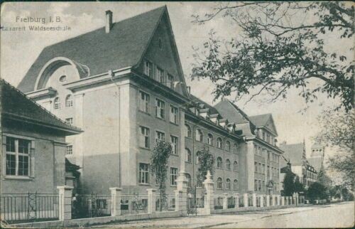 Postcard Freiburg i.B. Forest Lake School Hospital (No.9528)