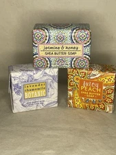 3 Pk Greenwich Bay Trading Co. Organic Oatmeal Exfoliating Shea Butter Spa Soap
