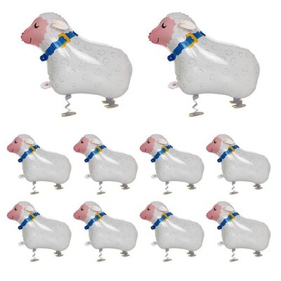 10Pcs Walking Animal Balloons Pet Balloons Farm Animal Balloon Foil Balloon f...