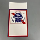 Vintage PABST BLUE RIBBON Beer Cardboard Bar Store Display Sign Advertising 13x7