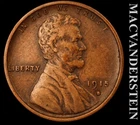 1915-S Lincoln Wheat Cent - Scarce  Extra Fine  Semi-key  Better Date  #L4631