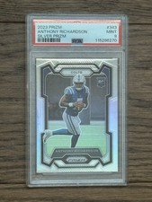 2023 Panini Prizm - Rookies Anthony Richardson #343 Silver Prizm (RC) PSA 9