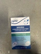 Lynx Sperm Concentration Test Kit Male Fertility Home Rapid Test 99 Accurate.