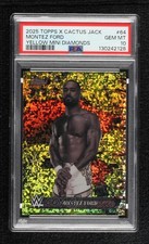 2025 Chrome WWE x Cactus Jack Yellow Mini-Diamond Refractor /75 Montez Ford 1fl4