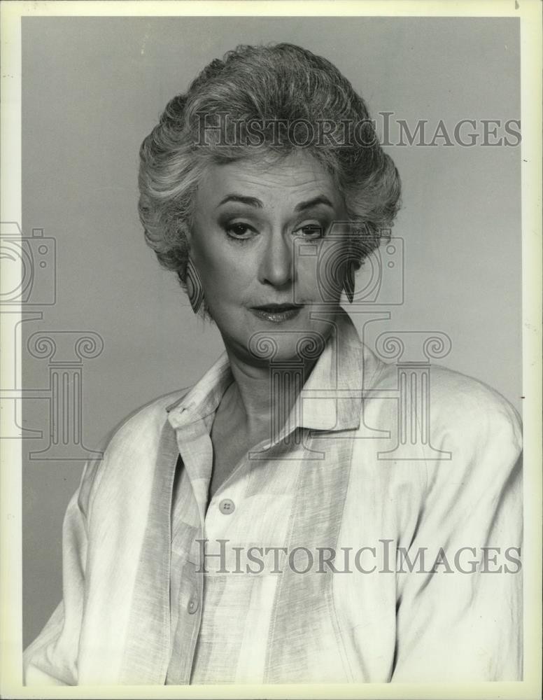 1985 Press Photo Bea Arthur stars on The Golden Girls, on NBC.