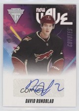 2011-12 Panini Titanium New Wave Signatures David Rundblad #32 Auto 2d8