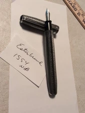Vtg.~  Esterbrook Fountain Pen, Gray/Pearl Marbled, 1554 Nib/Untested Looks Good