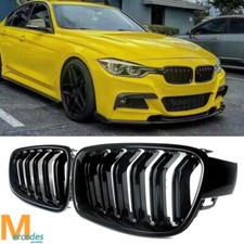 Glossy Black Front Kidney Grille Grill For Bmw F30 3 Series 320i 328i 2012-2018