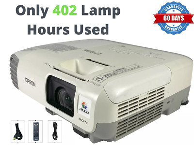 Epson PowerLite X17 3LCD Projector 2700 Lumens Movie HDMI - Only 402 Hours Used!