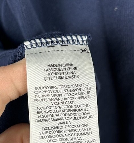 Polo Ralph Lauren 1/4 Zip Sweater Pullover Mens Size 3XL Tall 3XLT Cotton Blue - Bild 6 von 6