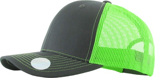 Classic 6 Panel Mesh Cotton Twill Trucker Cap Adjustable Snapaback Hat - Picture 64 of 199