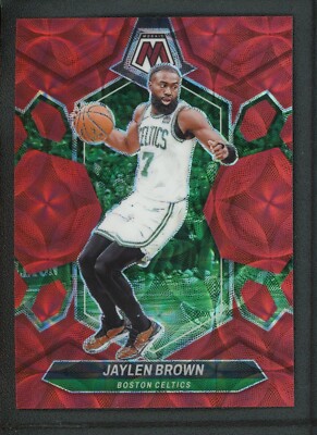 2023-24 JAYLEN BROWN 52/75 PANINI MOSAIC CHOICE RED | eBay