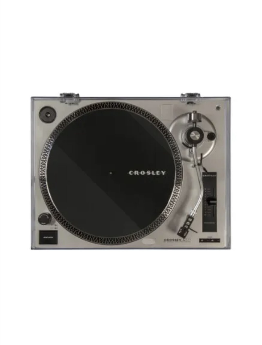 Turntable Crosley C100 Belt Drive Silver eBay