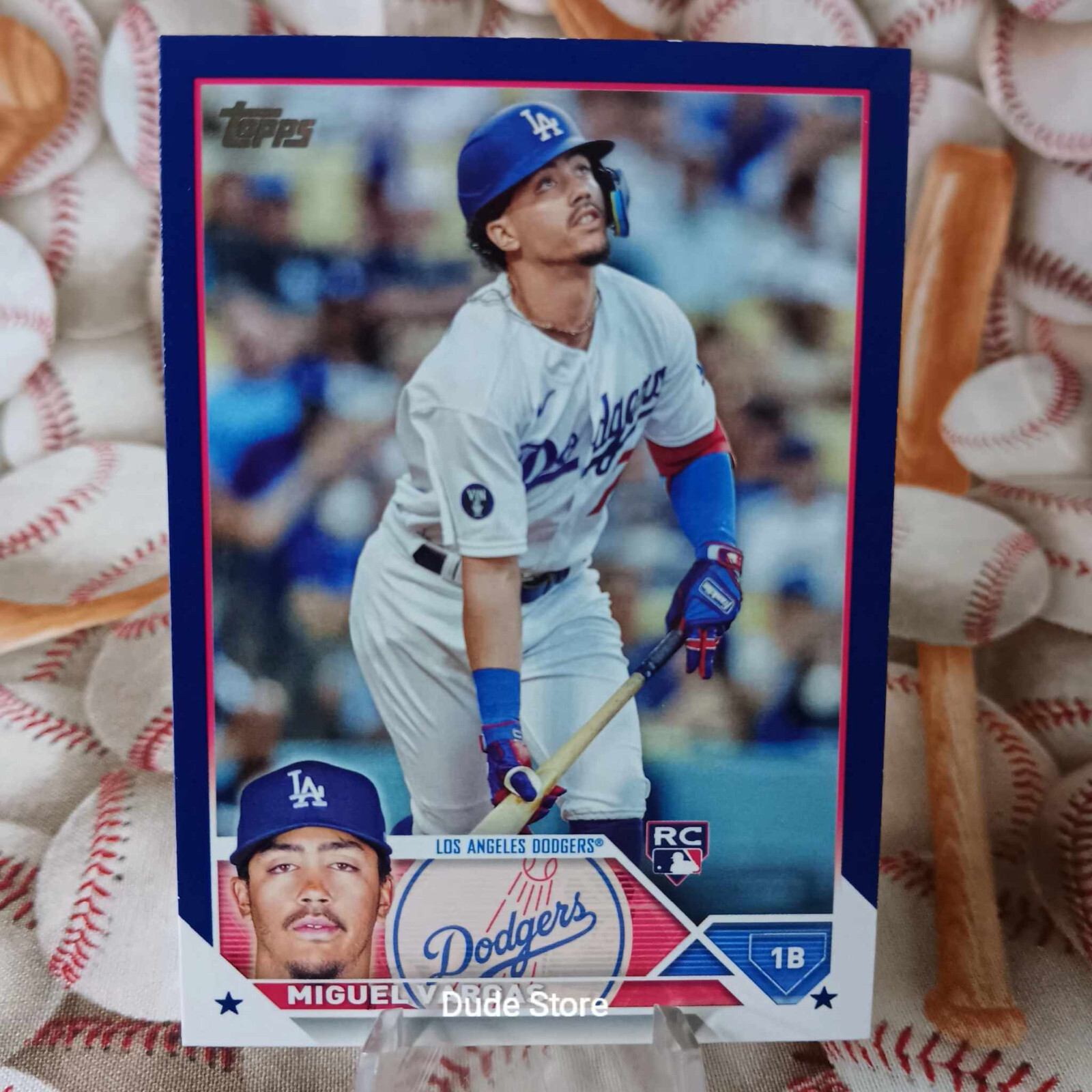 2023 Topps Series 1 Royal Blue Miguel Vargas #163 - RC - Los Angeles Dodgers