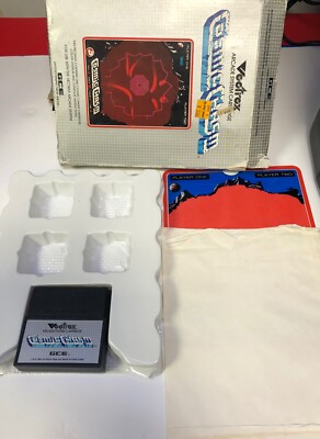 Cosmic chasm Vectrex Video Game Cartridge Complete Overlay OEM pkg