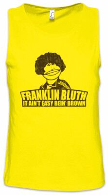 Franklin Bluth Herren Tank Top It Ain't Arrested Easy Beeing Developement Brown