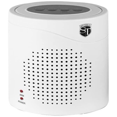 Safety Technology Motion Detector Electronic Barking Dog Alarm, White, ST-BAR...
