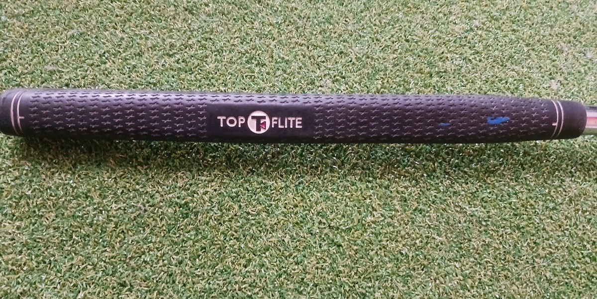 Top Flite MZ-1 Right Handed Mallet Putter Red Regular Flex W/ Free