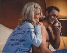 Shirley Eaton In Person signed 10" x 8" photo - EXCLUSIVE signing