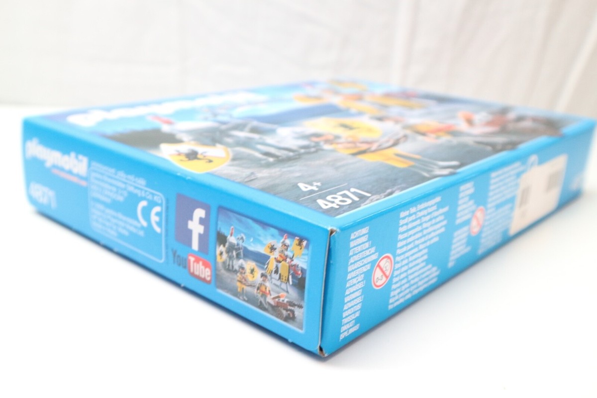 playmobil 4871 setnr. ovp knights lion castle army use 4865 4867