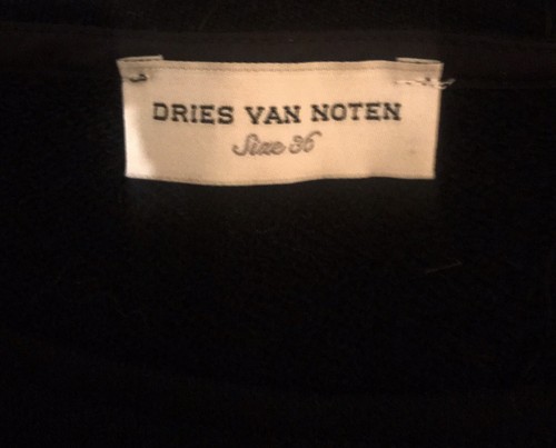 DRIES VAN NOTEN Sweatshirt With Leo Printed Sleeves 36FR/10UK - Picture 4 of 5