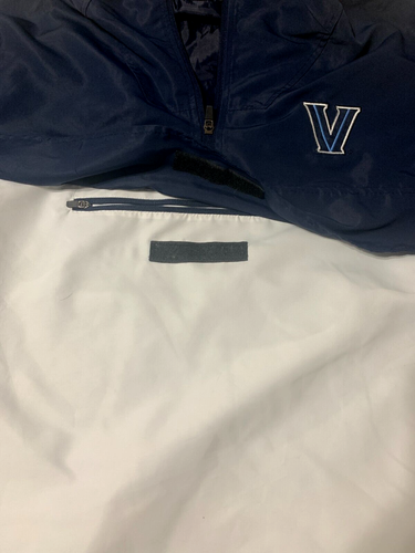 Colosseum VILLANOVA 1/4 Zip Hoodie Jacket * Navy/White * Embroidered Logos * XXL - Picture 4 of 12
