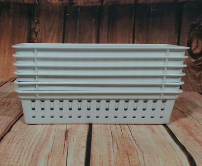 Plastic Storage Trays Baskets/Organizing Baskets 10 1/2'' x 3 1/4'' x 2 2/4''