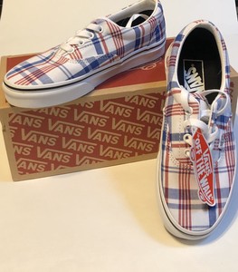 vans era plaid shoes